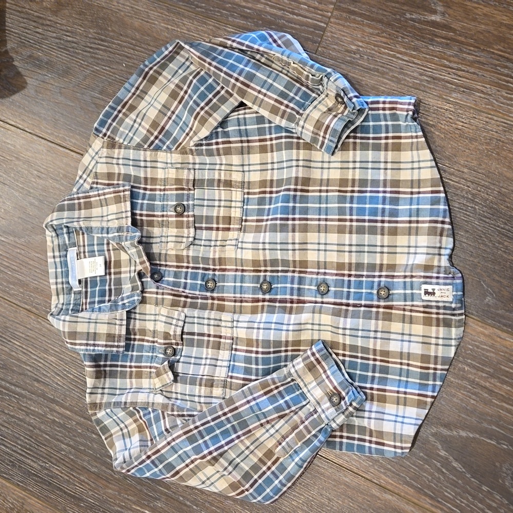 3T Janie and Jack Button Up
